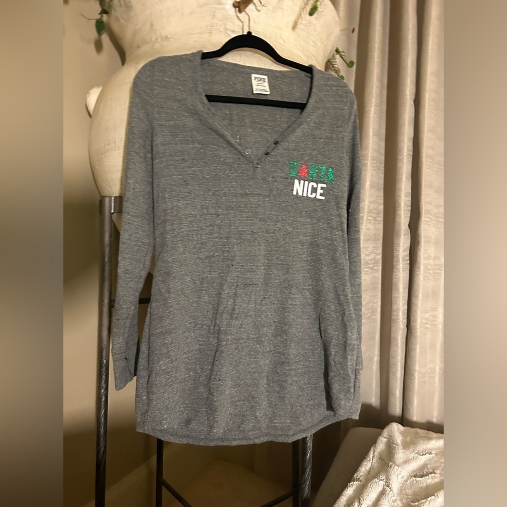 Pink- sleep shirt Christmas